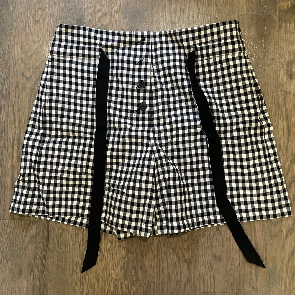 Rag and bone gingham shorts